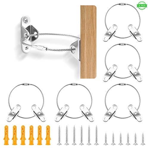 Möbel Kippsicherung Set 6 Sätze Metall Kippschutz Möbel Wandanker, Babysicherheit Anti Kipp Möbelgurte Wandbefestigung für Schrank Regal Kommode, Belastbarkeit 100kg