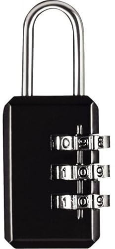 Wonday Cadenas en Métal à Combinaison, 3 Chiffres, Noir