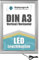 DisplayLager - LED Plakatrahmen DIN A3, Silber, 25mm Aluminium Profil, inkl. entspiegelter Schutzscheibe