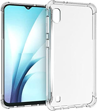 SHAANS Clear Case For Samsung Galaxy A10 Shockproof Gel Silicone Bumper Phone Case Back Cover
