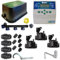 Suinga - Pack RIEGO AUTOMATICO Rain Bird - Hunter Irrigation 24V, 3 Zonas de Riego para tuberia 20mm