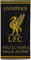 Liverpool Strandtuch mit Fußballwappen, 100 % Baumwolle, LFC Badetuch, Liverpool, Geschenk für Teenager, Herren, Kinder, 70 x 140 cm (Schwarz und Gold)
