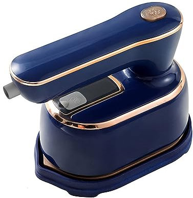 Mini Dampfbügeleisen, 1000W Reisebügeleisen Mini, Tragbarer Dampfgarer, Mini Reise Bügeleisen Faltbar, 20S Schnelles Aufheizen, Kompakter hängender Dampfglätter (Blue)