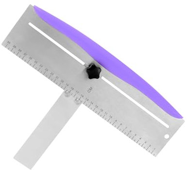 QWORK® Grattoir à gâteau en Acier Inoxydable, réglable, 11 pouces/30 cm, spatule à gâteau, pour la décoration de gâteaux