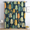 QEODAH Wald Vorhänge Kinder Vorhang Blickdicht Ösenvorhang Verdunklungsvorhänge Gardinen Wohnzimmer Schlafzimmer Kinderzimmer Fenster Deko Blackout Curtain 2er Set H 245 x B 140 cm