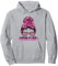 Cancer du Sein Octobre Rose Sweat à Capuche