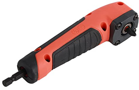 Winkelgetriebe Akkuschrauber, 90 Grad Winkelbohrmaschine Abs Griff Winkelschrauber Aufsatz Winkelbohraufsatz Winkelgetriebe Akkuschrauber Bohrer für Schlagschrauber und Bohrer