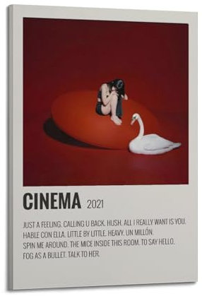 klouds The Marías Album-Poster, Kino-Poster, dekorative Malerei, Leinwand, Schlafzimmer, Kunst, Wohnzimmerdekoration, modernes ästhetisches Poster, 30 x 45 cm, Rahmenstil