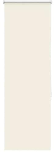 vidaXL Verdunkelungsrollo Cremeweiß 45x150cm Stoffbreite 40,7 cm, Rollo, Klemmfix, Thermorollo, Verdunklungsrollo, Klemmrollo, Fensterrollo