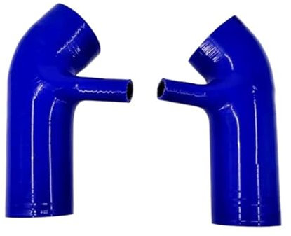 Auto Lufteinlass Silikon-Lufteinlassschlauch-Set Kompatibel Mit Für Nissan 370z Und Für Infiniti G37 2009–2014 Ansaugschlauch(Blau)