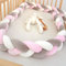 EXZFW Bettschlange Geflochten, Bettschlange, Geflochtenes SeitenschläFerkissen Baby Bettumrandung Geflochten Babybettumrandung Bettumrandung Babybett Geflochtene Bettschlange Baby,No05,150cm