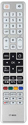 Télécommande à Utiliser for Le contrôleur Toshiba LCD TV CT-8035 CT-8040 CT-8041 CT-8046 40T5445DG 48L5435DG 48L5441DG 48L5455R