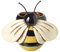 Heaven Sends Small Wall Ceramic Bee Planter – Hanging Garden & Home Pot – Decorative Bumblebee Plant Holder