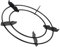 DIYEAH Wok Ghisa Antiscivolo per Piano Gas Anello Stabilizzatore per Bruciatore Gas Design Rinforzato per Sicurezza e Stabilità Compatibile con