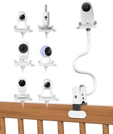 Halterung für GHB Babyphone, Universeller Babykamerahalter für Philips Avent Babyphone, Klemmerhalter Babyfon Ständer für momcozy/BOIFUN Baby Phone, Handyhalter Monitorhalterung Zubehör