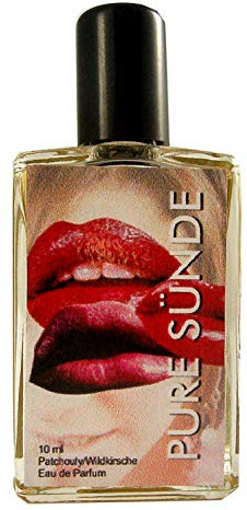 Teufelsküche Patchouli Pure Sünde, Wildkirsche & Vintage-Patchouli, Eau de Parfum für Damen, Gothic Parfum, Mini Flakon, 10ml Glasflakon, Gotik Patchouly