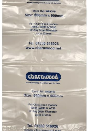Charnwood W690PB Dust Extractor Collection Bags, Size 24''x 36'',Pk 10