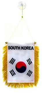 AZ FLAG - Wimpel Südkorea - 15x10 cm - Koreanische Mini Flagge 10 x 15 Cm - Auto Pennant Spezielle Auto