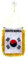AZ FLAG - Wimpel Südkorea - 15x10 cm - Koreanische Mini Flagge 10 x 15 Cm - Auto Pennant Spezielle Auto