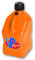Motorsport Benzinumfüllkanister Eckig + Ausgießschlauch (Orange) 20 Ltr.