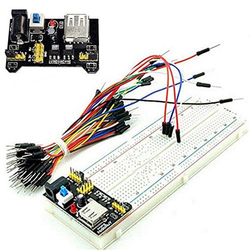 Hengshitong MB 102 830 Point Breadboard Kit 65 Jump Cable Wires Supply