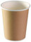 LPF LE PETIT FOURNISSEUR - Lot de 500 Gobelets jetables en Carton Kraft 20-24cl - Recyclable et Biodégradable - Gobelets café, thé, boissons chaudes et froides - Résistant à la chaleur - Couleur Brun