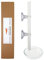 GARNELEN4YOU® Futterrohr-Set aus Laborglas | 100% Made in Germany | Rohr und Futter-Schale für Garnelenfutter | elegant schmales Design | bruchfestes Glas statt billiges Acryl | Shrimp Feeder Tube