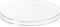 Disque De Gâteau, 2 Pièces Assiettes à Gâteau Disques De Gâteau De Crème Au Beurre Acrylique Non Collants Réutilisés Pour Le Service De Gâteaux blanche 19cm