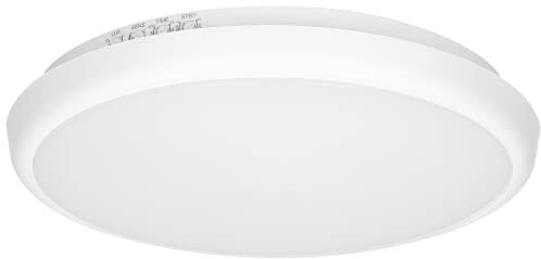 Adviti CERS LED 16W Plafonnier Detecteur de Mouvement Led 1300lm IP65 4000K PC Extérieur et Intérieur Très Etanche