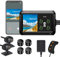 VSYSTO Dash Cam for Cars, Dual 1080P Front and Rear Camera, 4 Inch IPS Screen, Back Seat, Baby Monitor, Driving Recorder with WiFi GPS Night Vision G-Sensor, Loop Recording