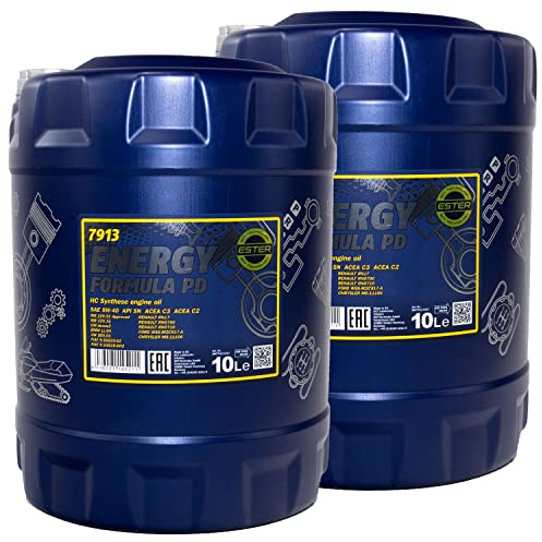 Motoröl Motor Öl MANNOL Energy Formula PD 5W-40 API SN 2 X 10 Liter