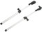 1 Paio di montanti per alzacristalli per Camper, 1 Coppia 310‑435mm Asta di Supporto per finestrini per in Lega di Alluminio telescopica antiruggine per per rimorchio