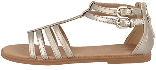 Geox J Sandal Karly Girl, Platinum Hi, 28 EU