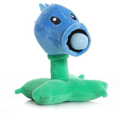 Aolivia Pvz plush-come with 50pcs stickers, Pvz stuffed doll, Cute plants pvz soft toys (bullet snow peashooter)