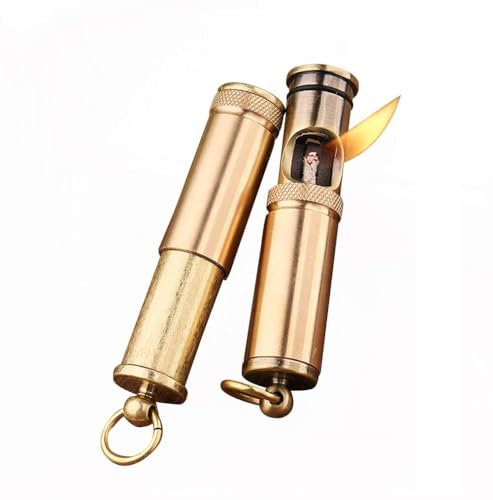 Vintage-Feuerzeug-Rad, Kerosin-Feuerzeug, Graben-Kupfer, altmodisches Benzin, Öl, Messing, Feuerstarter