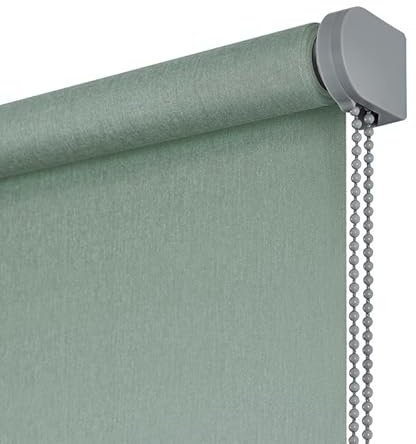 STOR PLANET | Tende Transparenti SOFT, Tenda a rullo per Interni, Tende per Cucina, Soggiorno, Camera da letto. Tende per Finestra e Porta, Installazione Facile | Eucalipto, 180x250cm