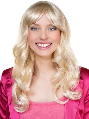 Malibu Girl Perücke - Kostüm-Zubehör Karneval, Halloween & Motto-Party