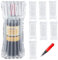 Wine Bottle Protector,8 Pcs Reusable Bubble Cushion Wrap Sleeves Bubble Wrap Bags Inflatable Bags with Pump for Safe Packaging and Transportation