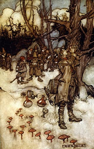 SYlale Klassische Malerei Leinwand Wandbild Wandkunst Malen Eine Kurzgeschichte von arthur rackham für Bürodekoration 60x90cm