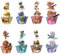 Dog Cupcake Topper, 48 Stück Dog Tortendeko Kinder, Hund Deko Geburtstag Junge Kuchen Topper, Cartoon Hund Kuchen Deko, Kuchendekoration für Kinder Party