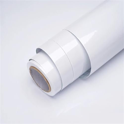 ZGXNYI Tapete 80 cm breite Marmor-selbstklebende Tapete, Vinyl-Wandaufkleber, wasserdichtes Kontaktpapier for Küche, dekorative Folie, Heimdekoration Tapete Wohnzimmer(Shiny White,40cmx100cm)
