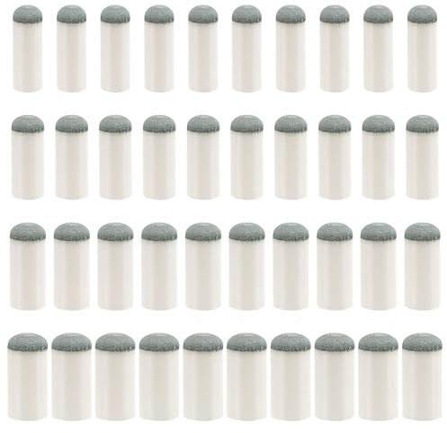 Nadiaen Pool Cue Tips 40PCS Cue Tip Glue Billiard Cue Tips 4 Sizes Slip on Pool Cue Tips Replacement Screw on Pool Cue Tips Billiard Cue Tip Replacement (10ml+11ml+12ml+13ml)