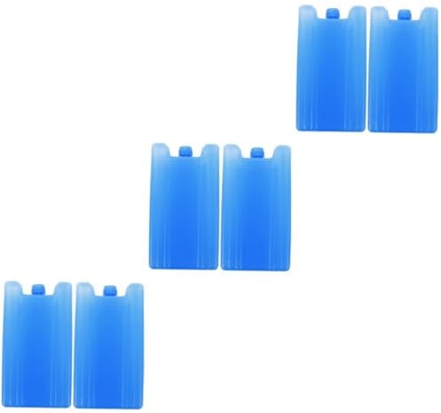 Vaguelly 6 Stück Packungen Gefrierbeutel Kleiner Wasserkühler Für Kaltes Bad Eisblöcke -mittagskühler Gefrierboxen Eisbeutel Wiederverwendbarer Gefrierbehälter Für Plastik