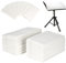 HOINCO Dental Bibs, Nail Art Table Towels Mat, Waterproof Tattoo Tablecloth - 23.62 X 15.74 with Adhesive Backing (White)