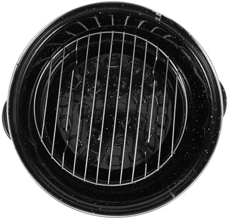 CIMAXIC Sartén para Asar Parrilla Barbacoa Olla para Asar Olla para Cocinar Tapa para Asar Utensilios de Cocina para Cocinar al Aire Libre