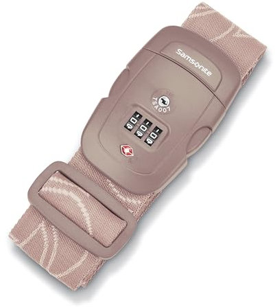 Samsonite Lucchetto a combinazione a 3 cifre, approvato TSA, Dusty Rose, Dusty Rose, Samsonite Lock e accessori di sicurezza