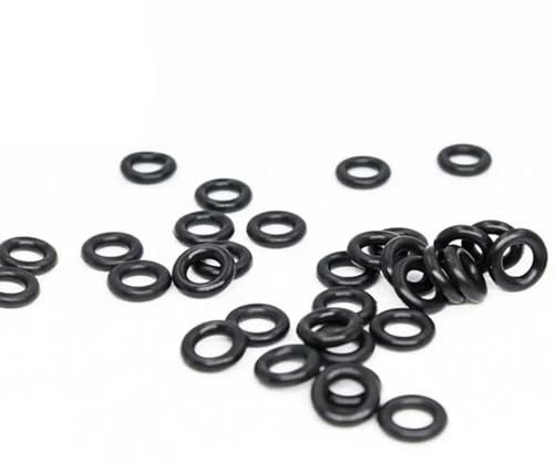 50 Teil/los Gummiring Schwarz Abdichtung O-Ring OD5/5.5/6/6.5/7/8/8.5/9/10/10.5/11/11.5/12/13 * 2mm O-Ring Dichtung Dichtungen Ölringe-.-7x3x2mm-2mm