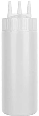 Bouteilles à presser à 3 buses pour sauce, assaisonnement, salade, bouteilles compressibles, bouteilles à salade