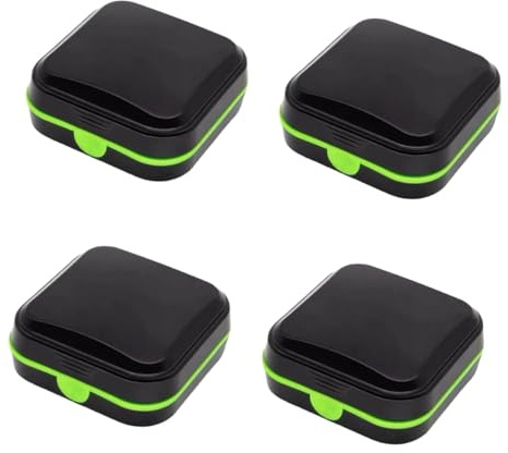 4 Stück Wasserfilter Stoßfester Hartschalenkoffer Dosenluft Ohrstöpsel Wasserdichte Tasche Usb-kabel Zubehör Tragbarer Koffer Tragetasche Für Gehörschutz Pvc FRCOLOR