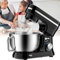 Kitchen Aid Stand Mixer, Small Electric Food Mixer with 5 QT Bowl, Multifunctional Baking Mixer Tilt-Head Dough Mixers for Most Home Cooks,Black